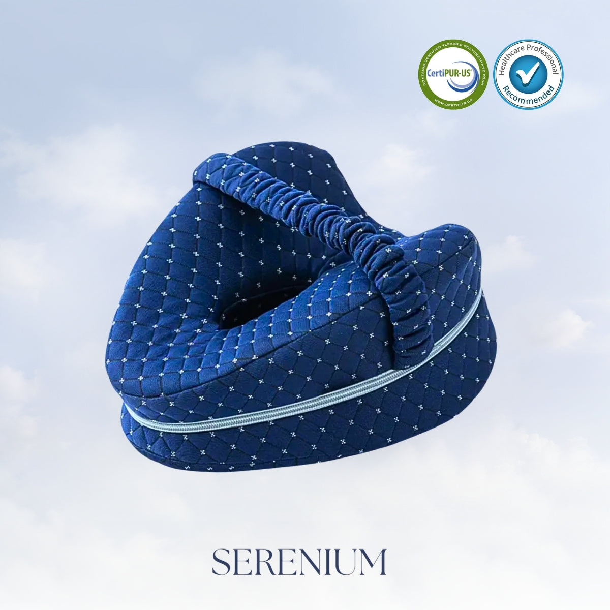Knee pillow for side sleepers